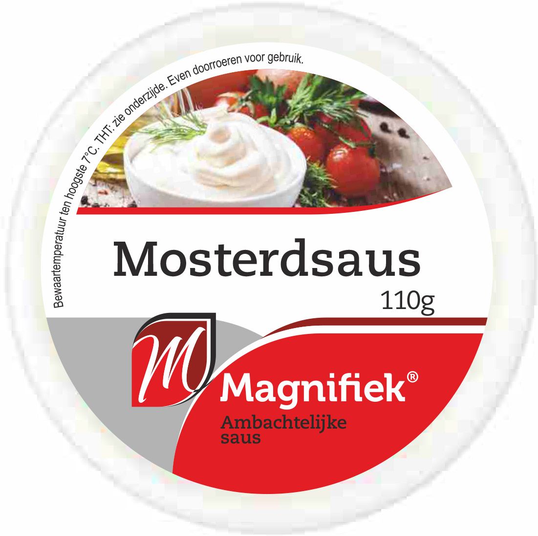 Magnifiek mosterdlooksaus